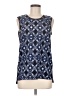 Vince Camuto 100% Polyester Blue Sleeveless T-Shirt Size M (petite) - photo 1