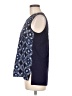 Vince Camuto 100% Polyester Blue Sleeveless T-Shirt Size M (petite) - photo 5