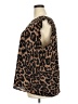 Emery Rose Animal Print Brown Sleeveless T-Shirt Size 5XL - photo 5