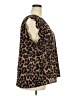 Emery Rose Animal Print Brown Sleeveless T-Shirt Size 5XL - photo 4