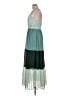 Slate & Willow 100% Polyester Color Block Teal Cocktail Dress Size L - photo 5