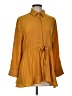 Julia 100% Polyester Yellow Casual Dress Size M - photo 1