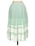 Wapi 100% Polyester Green Formal Skirt Size L - photo 2