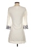 A'gaci 100% Rayon Ivory 3/4 Sleeve Blouse Size S - photo 2