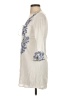 A'gaci 100% Rayon Ivory 3/4 Sleeve Blouse Size S - photo 5