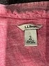 L.L.Bean 100% Linen Tweed Pink Long Sleeve Button-Down Shirt Size S - photo 6