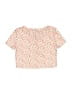 Shein Ivory Short Sleeve Henley Size 9Y - photo 2