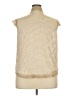 Draper James Tan Sleeveless Button-Down Shirt Size XXL - photo 2