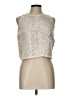 Jocelyn Silver Sleeveless Blouse Size L - photo 1