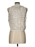 Jocelyn Silver Sleeveless Blouse Size L - photo 2