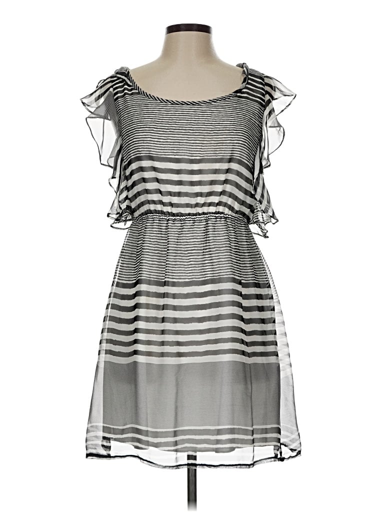 Pre-owned Ya Los Angeles Casual Dress In Gray