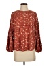 Lucky Brand Red 3/4 Sleeve Blouse Size S - photo 1