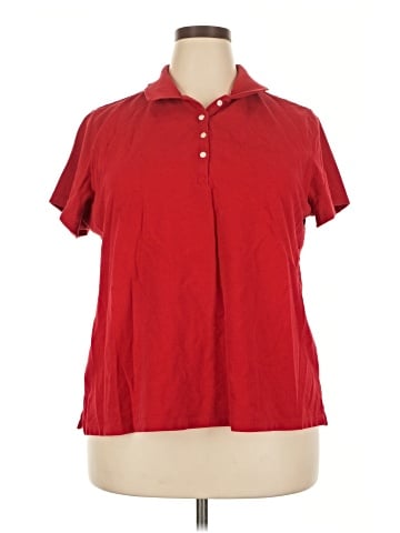 St. John's Bay Short Sleeve Blouse (view 1)