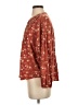 Lucky Brand Red 3/4 Sleeve Blouse Size S - photo 5
