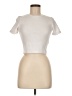 Zara Ivory Short Sleeve Turtleneck Size M - photo 1