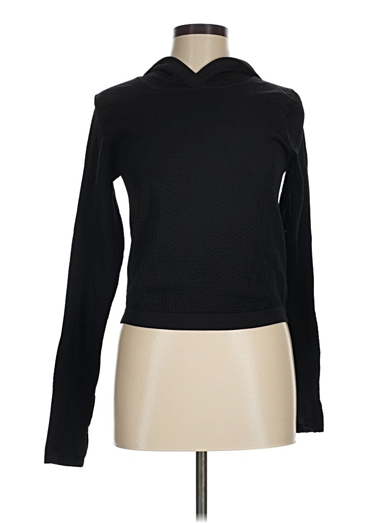 Pre-owned Athleta Turtleneck Sweater In Black