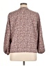 J.Crew 100% Polyester Brown Long Sleeve Blouse Size XL - photo 2