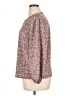 J.Crew 100% Polyester Brown Long Sleeve Blouse Size XL - photo 5
