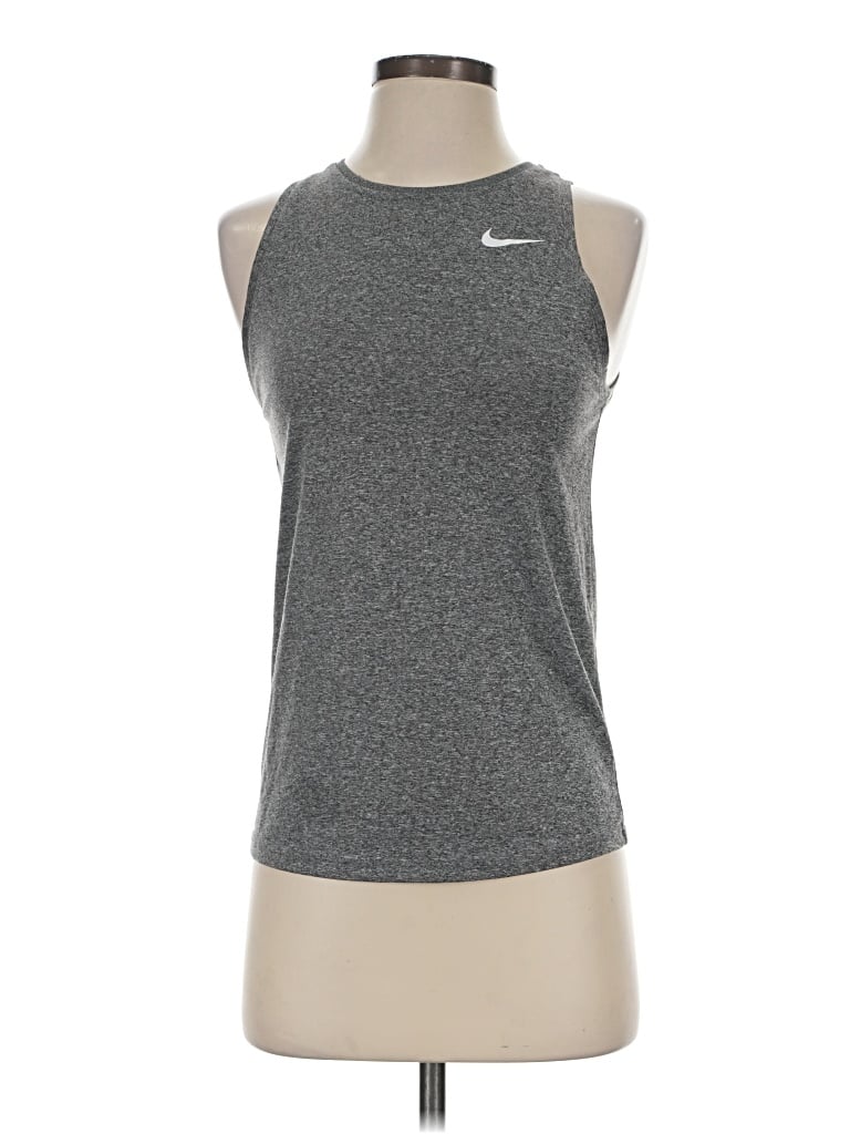 Pre-owned Nike Active Tank Top In Gray