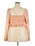 madden nyc Orange Long Sleeve Blouse Size XXL - photo 2