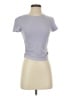 Assorted Brands Gray Short Sleeve Top Size XS - photo 1