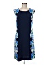 Apt. 9 Graphic Blue Cocktail Dress Size M - photo 1