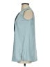 Ann Taylor 100% Polyester Teal Sleeveless Blouse Size XS - photo 5