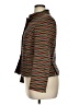 Talbots Stripes Multi Color Brown Blazer Size 14 - photo 5