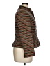 Talbots Stripes Multi Color Brown Blazer Size 14 - photo 4