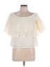 Banana Republic Ivory Short Sleeve Top Size S - photo 1