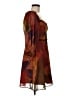 Hutch 100% Polyester Hearts Brown Cocktail Dress Size 6 - photo 4