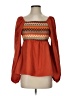 Unbranded Orange Long Sleeve Blouse Size S (estimated) - photo 1