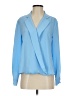 Vince Camuto Blue Long Sleeve Blouse Size XS - photo 1