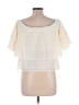 Banana Republic Ivory Short Sleeve Top Size S - photo 2