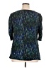 Dana Buchman Blue Short Sleeve Blouse Size 1X - photo 2