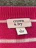 Crown & Ivy Stripes Pink Pullover Sweater Size L - photo 7