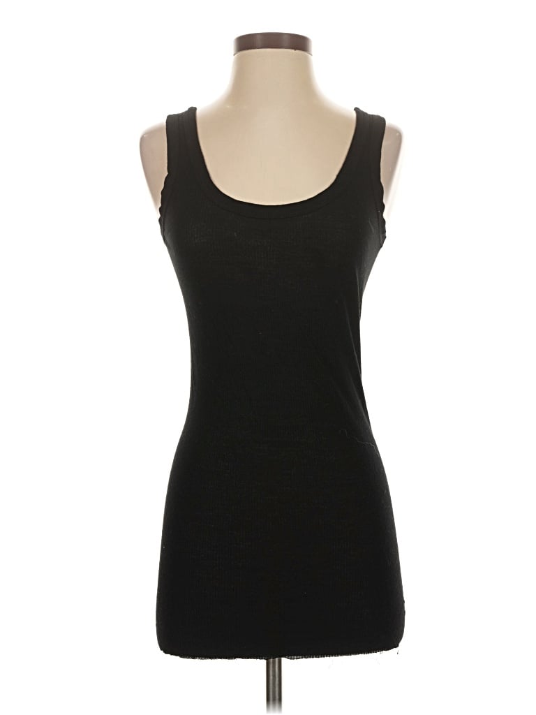 Pre-owned Enza Costa Tank Top Black Strapless Neckline Tops