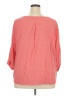 dalia 100% Rayon Print Orange Pink 3/4 Sleeve Blouse Size 3X - photo 2