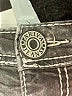 Ariya Jeans Solid Silver Jeans Size 9 - 10 - photo 7