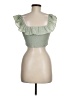 Lulus Green Sleeveless Blouse Size M - photo 2