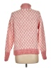 FRNCH Checkered-gingham Pink Pullover Sweater Size M - photo 2