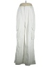Boohoo 100% Polyester Ivory Cargo Pants Size 12 - photo 1