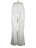 Boohoo 100% Polyester Ivory Cargo Pants Size 12 - photo 2