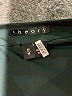 Theory 100% Silk Black Green Long Sleeve Silk Top Size M - photo 7
