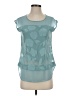 Ann Taylor Factory 100% Polyester Teal Sleeveless Blouse Size XS - photo 1