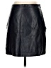 Theory Black Leather Skirt Size 0 - photo 1