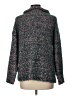 Ann Taylor LOFT Outlet 100% Polyester Tweed Green Turtleneck Sweater Size L - photo 2