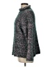 Ann Taylor LOFT Outlet 100% Polyester Tweed Green Turtleneck Sweater Size L - photo 5
