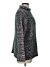 Ann Taylor LOFT Outlet 100% Polyester Tweed Green Turtleneck Sweater Size L - photo 4