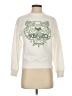 Kenzo 100% Cotton White Sweatshirt Size XS - photo 1